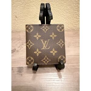 Louis Vuitton Monogram Bifold Wallet Brown Canvas Spain